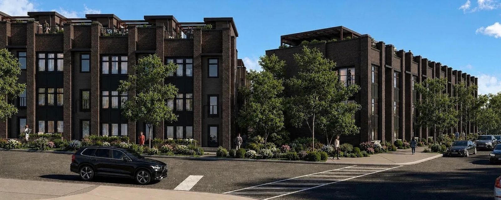 Rendering of Gordon White Parkside Townhomes