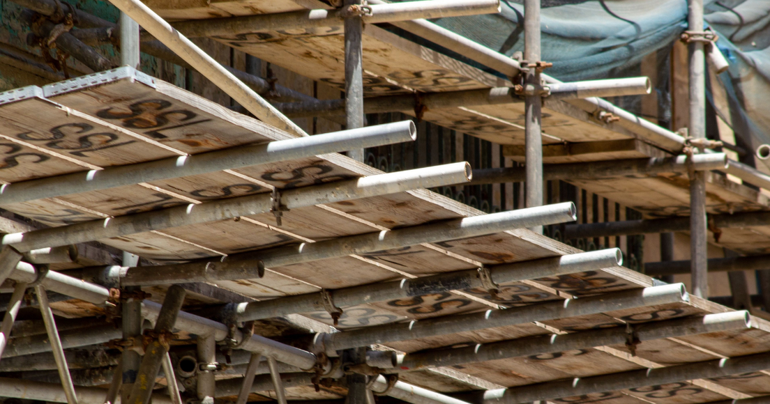 Scaffolding Collapses at Abandoned Dewberry Site in Midtown