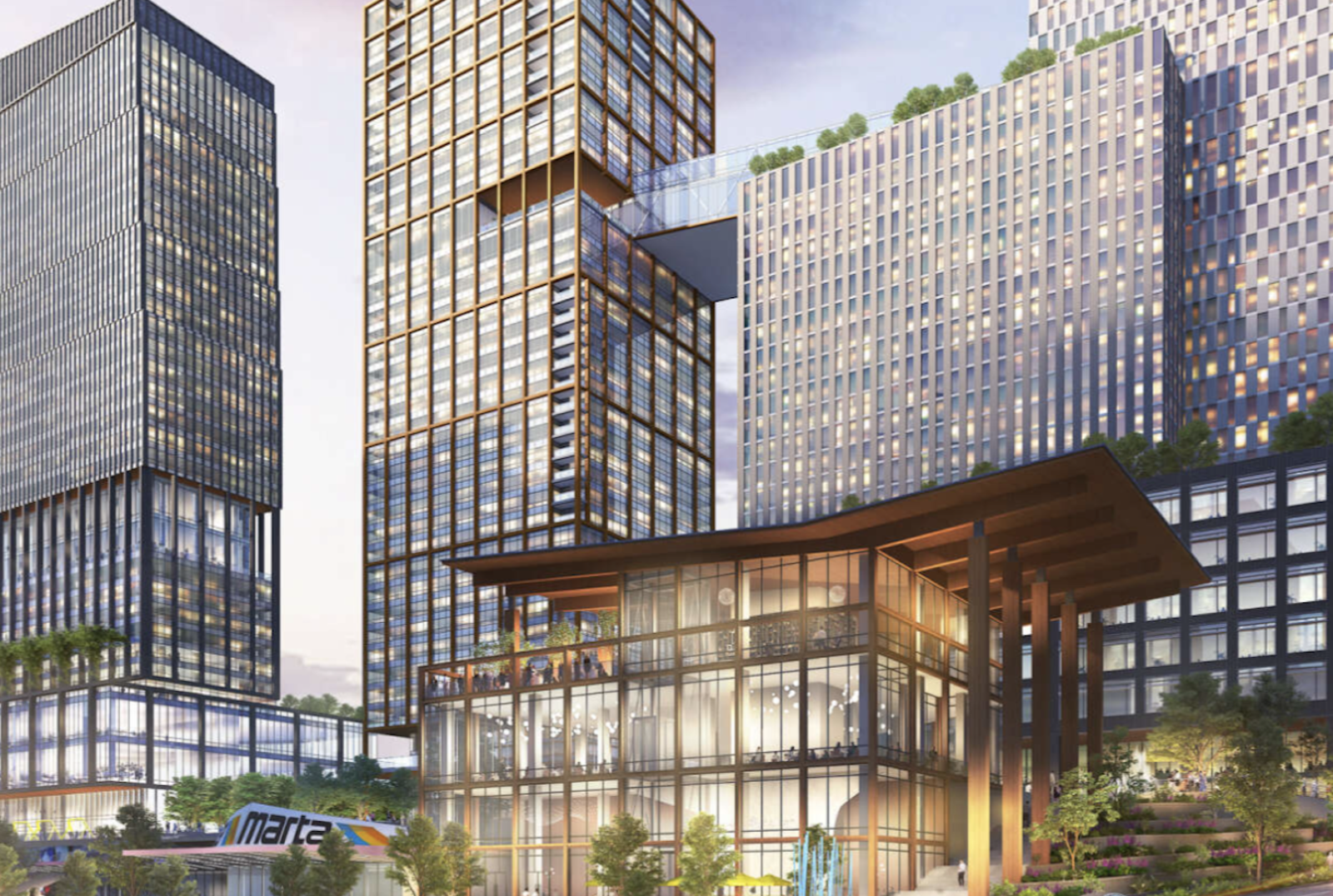 MARTA Arts Center station