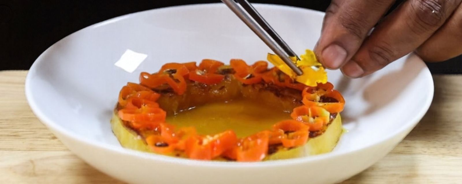 Food being plated at Mule Train